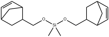 Silane, bis(bicyclo[2.2.1]hept-5-en-2-ylmethoxy)dimethyl- Structure