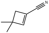 3,3-Dimethyl-cyclobut-1-enecarbonitrile Structure