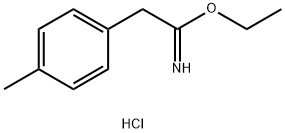 ethyl 2-(4-methylphenyl)ethanecarboximidate hydrochloride 구조식 이미지