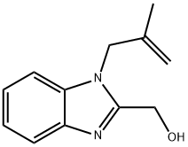 [1-(2-methylprop-2-en-1-yl)-1H-benzimidazol-2-yl]methanol Structure