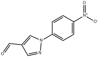 1-p-nitrophenylpyrazole-4-carboxaldehyde Structure