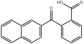 Benzoic acid,2-(2-naphthalenylcarbonyl)- Structure