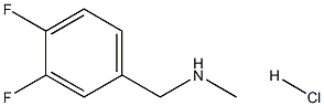 1-(3,4-Difluorophenyl)-N-methylmethanamine
hydrochloride Structure