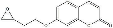 7-(2-Oxiranylethoxy)-2H-1-benzopyran-2-one 구조식 이미지