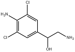 2-AMINO-1-(4-AMINO-3,5-DICHLOROPHENYL)ETHAN-1-OL 구조식 이미지