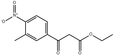 ethyl 3-(3-methyl-4-nitrophenyl)-3-oxopropanoate 구조식 이미지