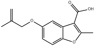 2-methyl-5-((2-methylallyl)oxy)benzofuran-3-carboxylic acid Structure