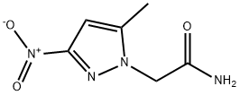 2-(5-methyl-3-nitro-1H-pyrazol-1-yl)acetamide 구조식 이미지