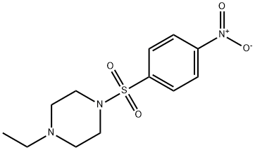 Piperazine, 1-ethyl-4-[(4-nitrophenyl)sulfonyl]- 구조식 이미지