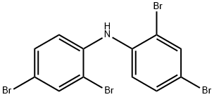 2,4-dibromo-N-(2,4-dibromophenyl)aniline 구조식 이미지