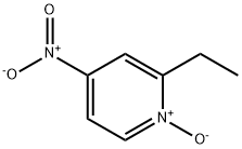 2-ethyl-4-nitropyridine N-oxide Structure