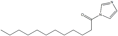 1H-Imidazole, 1-(1-oxododecyl)- Structure