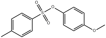 4-METHOXYPHENYL 4-METHYLBENZENESULFONATE Structure