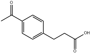 3-(4-Acetylphenyl)propanoic acid Structure