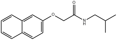 N-isobutyl-2-(naphthalen-2-yloxy)acetamide Structure