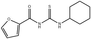 N-[(cyclohexylamino)carbonothioyl]-2-furamide Structure