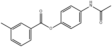 4-acetamidophenyl 3-methylbenzoate Structure