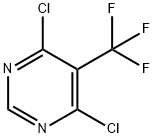 4,6-Dichloro-5-trifluoromethyl-pyrimidine Structure