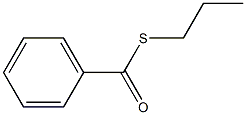 Benzenecarbothioicacid, S-propyl ester Structure