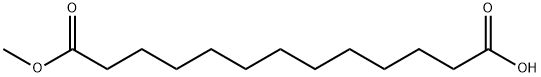 Tridecanedioic acid, monomethyl ester 구조식 이미지