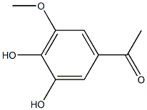 1-(3,4-dihydroxy-5-methoxy-phenyl)ethanone 구조식 이미지