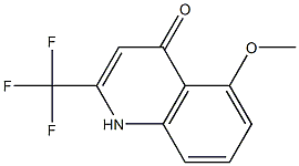 5-Methoxy-2-trifluoromethyl-1H-quinolin-4-one Structure