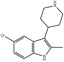 5-Chloro-2-methyl-3-piperidin-4-yl-1H-indole 구조식 이미지