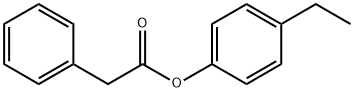 4-ethylphenyl phenylacetate 구조식 이미지