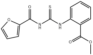 methyl 2-{[(2-furoylamino)carbonothioyl]amino}benzoate Structure