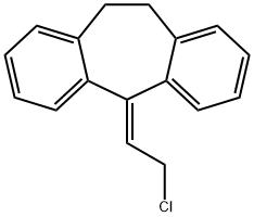 5-(2-chloroethylidene)-10,11-dihydro-5H-dibenzo[a,d][7]annulene Structure