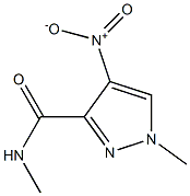 N,1-dimethyl-4-nitropyrazole-3-carboxamide Structure