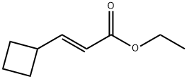 ethyl (2E)-3-cyclobutylacrylate Structure