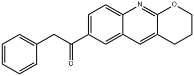 1-(3,4-dihydro-2H-pyrano[2,3-b]quinolin-7-yl)-2-phenylethanone Structure