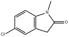 5-CHLORO-1-METHYLINDOLIN-2-ONE 구조식 이미지