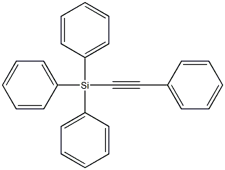 Silane, triphenyl(phenylethynyl)- 구조식 이미지