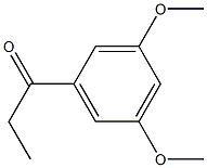 1-(3,5-dimethoxyphenyl)propan-1-one 구조식 이미지