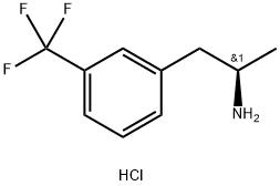 (R)-1-(3-(trifluoromethyl)phenyl)propan-2-amine hydrochloride Structure