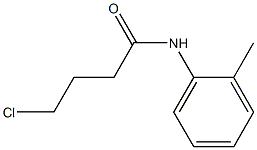 4-Chloro-N-(2-methylphenyl)butyramide, 97% Structure