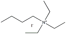 1-Butanaminium, N,N,N-triethyl-, iodide Structure