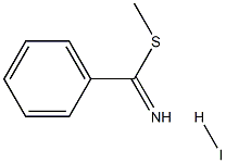 (methylsulfanyl)(phenyl)methanimine hydroiodide Structure