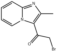 2-bromo-1-(2-methylimidazo[1,2-a]pyridin-3-yl)ethanone Structure