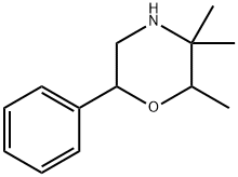 2,3,3-trimethyl-6-phenylmorpholine Structure