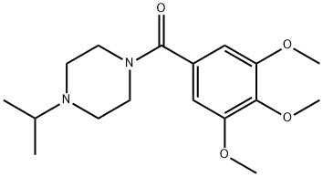 [4-(propan-2-yl)piperazin-1-yl](3,4,5-trimethoxyphenyl)methanone Structure