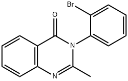 4(3H)-Quinazolinone, 3-(2-bromophenyl)-2-methyl- Structure