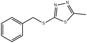benzyl 5-methyl-1,3,4-thiadiazol-2-yl sulfide 구조식 이미지