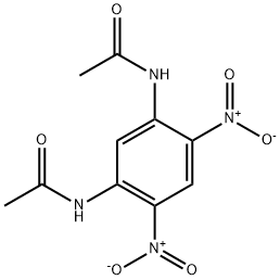 N-(5-acetamido-2,4-dinitrophenyl)acetamide Structure