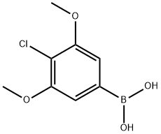 (4-Chloro-3,5-dimethoxyphenyl)boronic acid 구조식 이미지