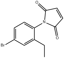 1-(4-bromo-2-ethylphenyl)-1H-pyrrole-2,5-dione Structure