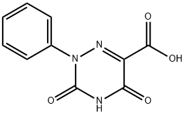 3,5-Dioxo-2-phenyl-2,3,4,5-tetrahydro-[1,2,4]triazine-6-carboxylic acid Structure