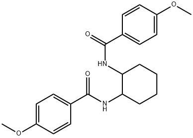 N,N'-1,2-cyclohexanediylbis(4-methoxybenzamide) Structure